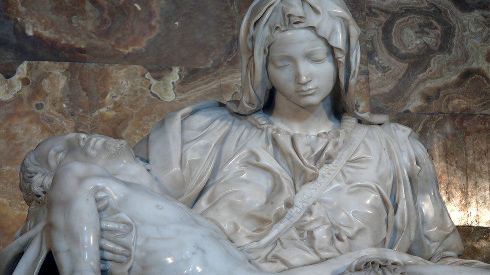 Bức tượng Đức mẹ sầu bi - La Pied